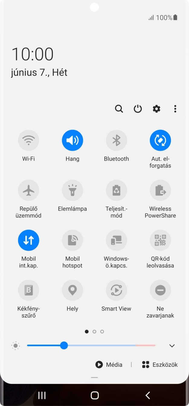 Kattints a beállítások ikonra.