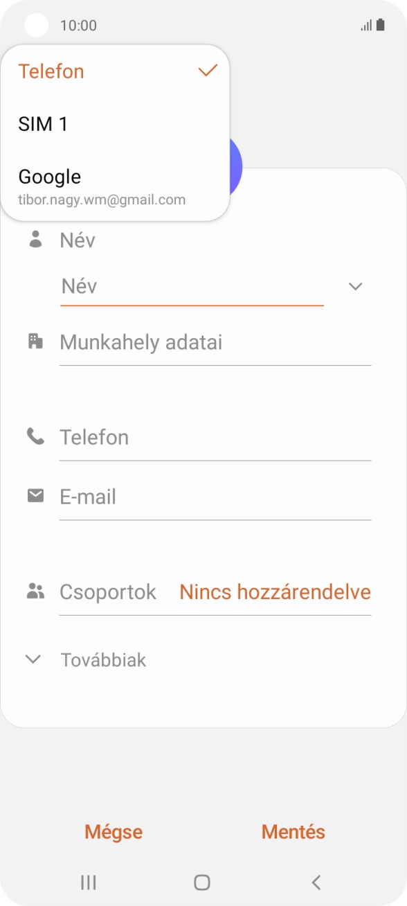 Válaszd a Telefon lehetőséget. Válaszd a Telefon lehetőséget.