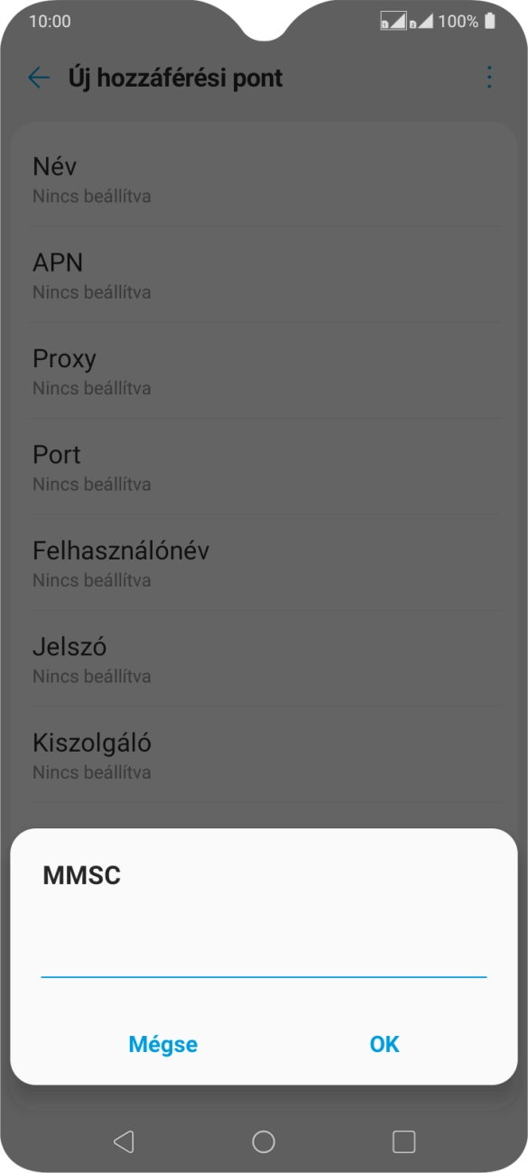 Írd be azt, hogy http://mms.one.hu/servlets/mms, és válaszd az OK lehetőséget.