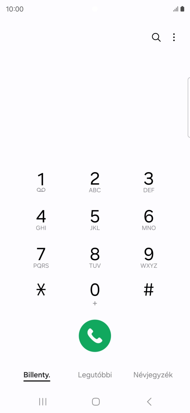 Kattints a menü ikonra. Kattints a menü ikonra.