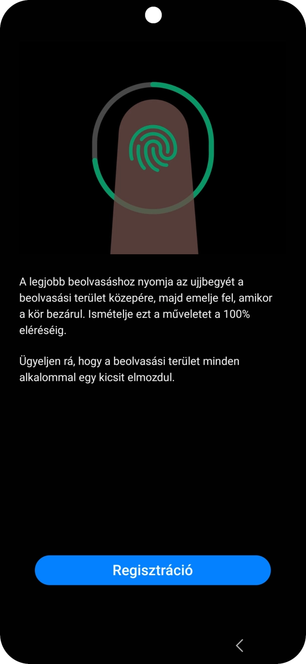 Válaszd a Regisztráció lehetőséget.