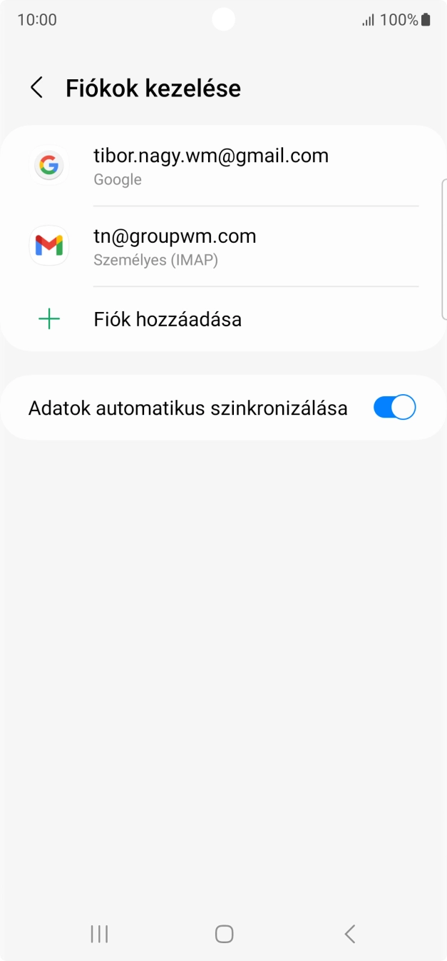 A befejezéshez, és ahhoz, hogy visszatérhess a főképernyőhöz, nyomd meg a főgombot.