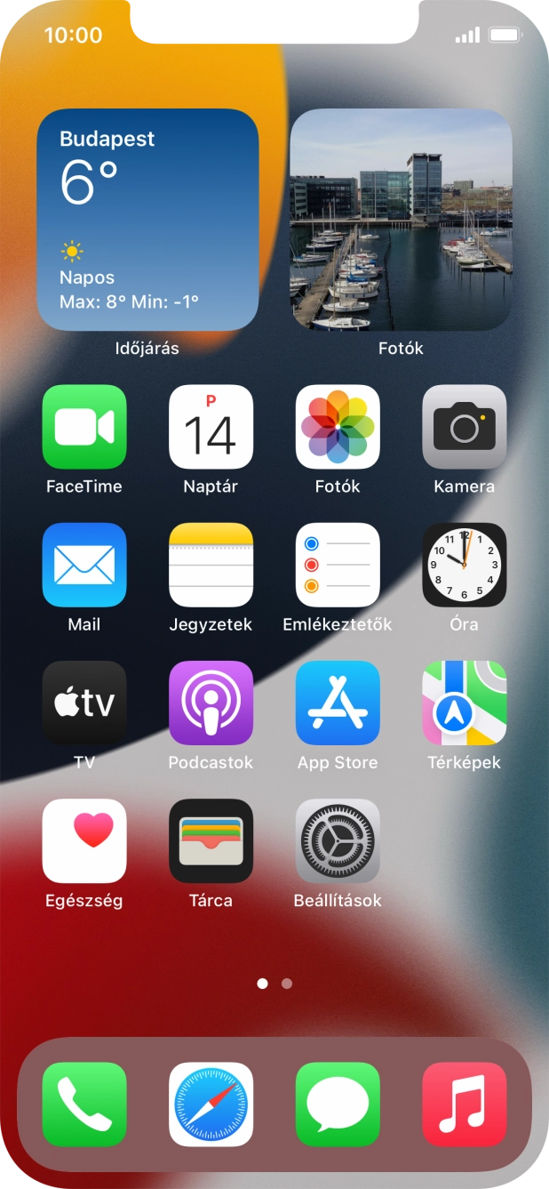 Válaszd a Beállítások lehetőséget.