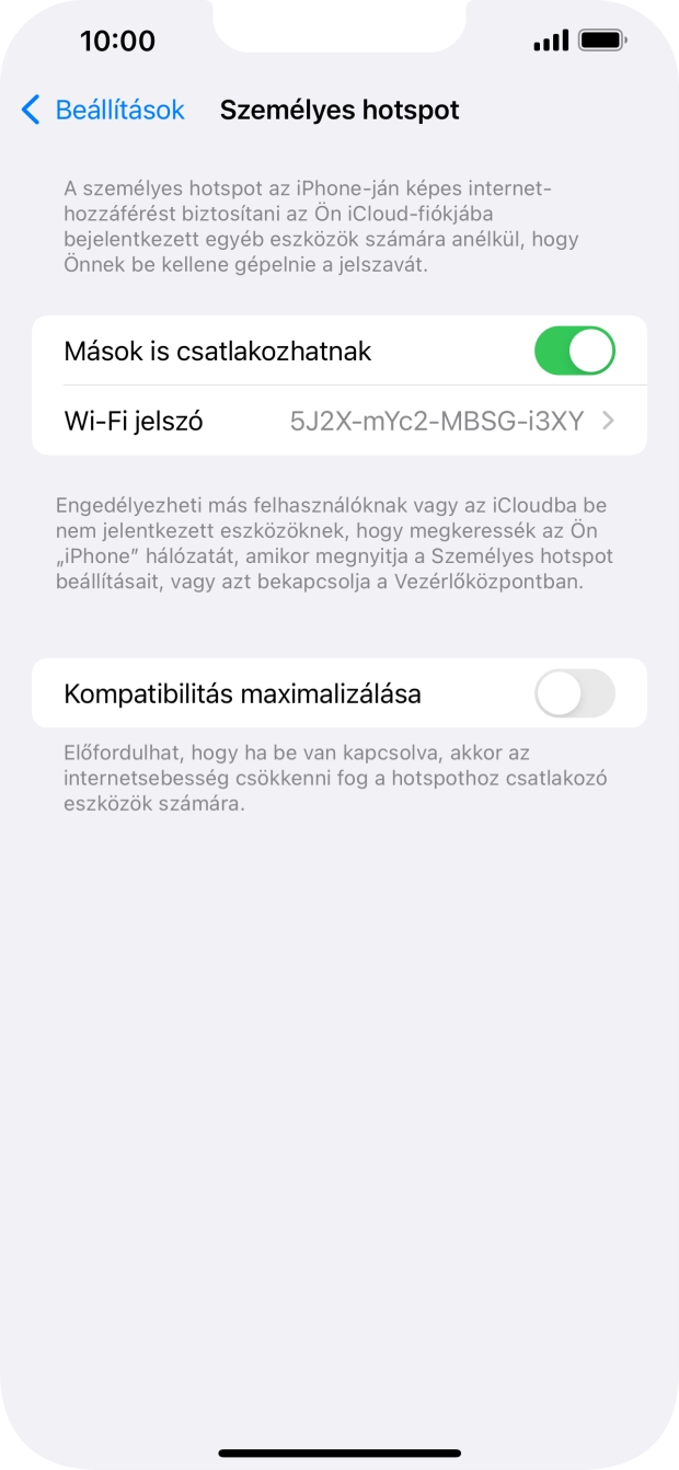 Húzd az ujjad felfelé a kijelző aljáról, hogy visszatérj a kezdőképernyőhöz.