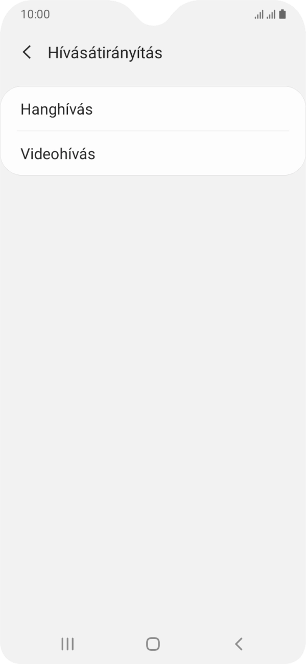 Válaszd a Hanghívás lehetőséget. Válaszd a Hanghívás lehetőséget.