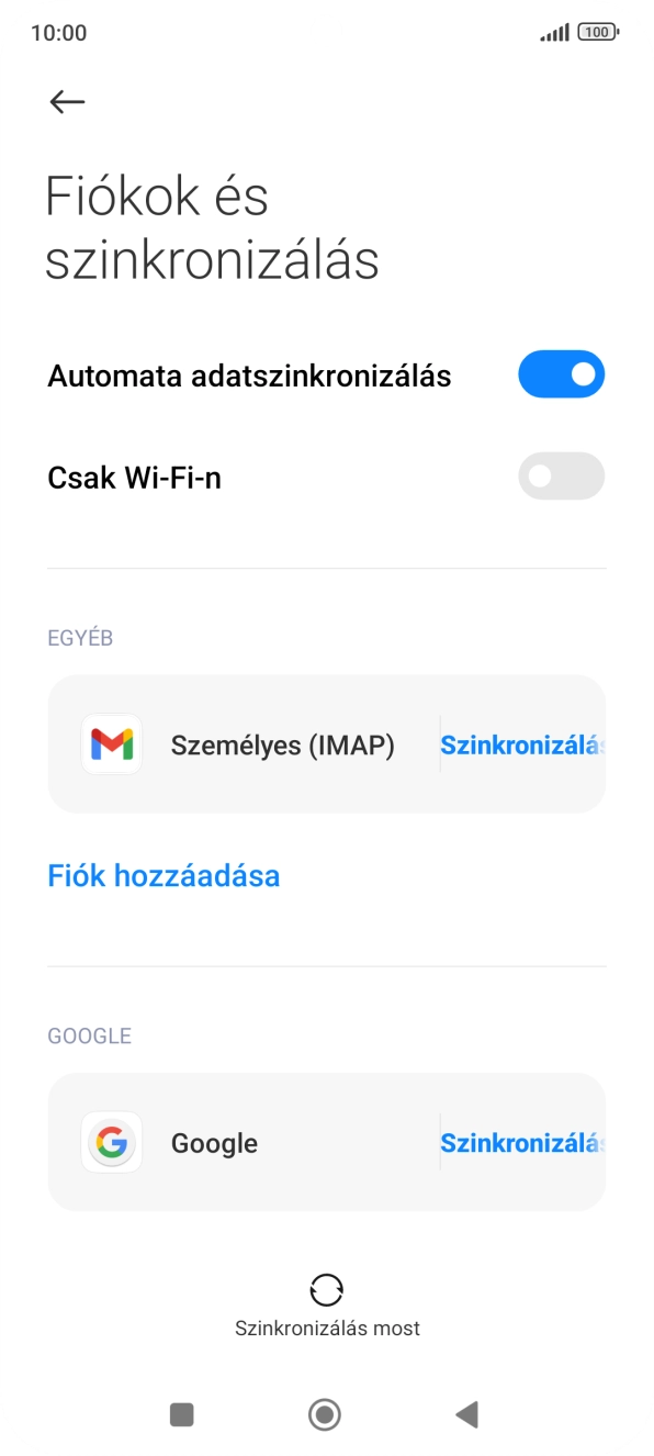 A befejezéshez, és ahhoz, hogy visszatérhess a főképernyőhöz, nyomd meg a főgombot.