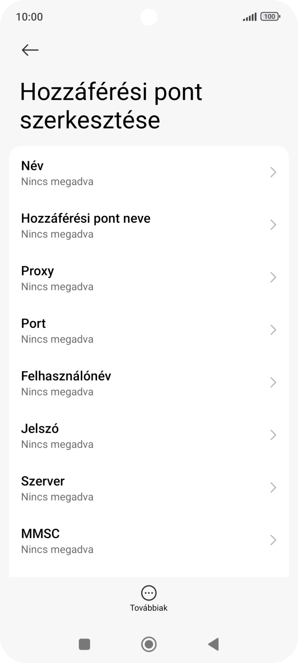 Válaszd a Név lehetőséget.