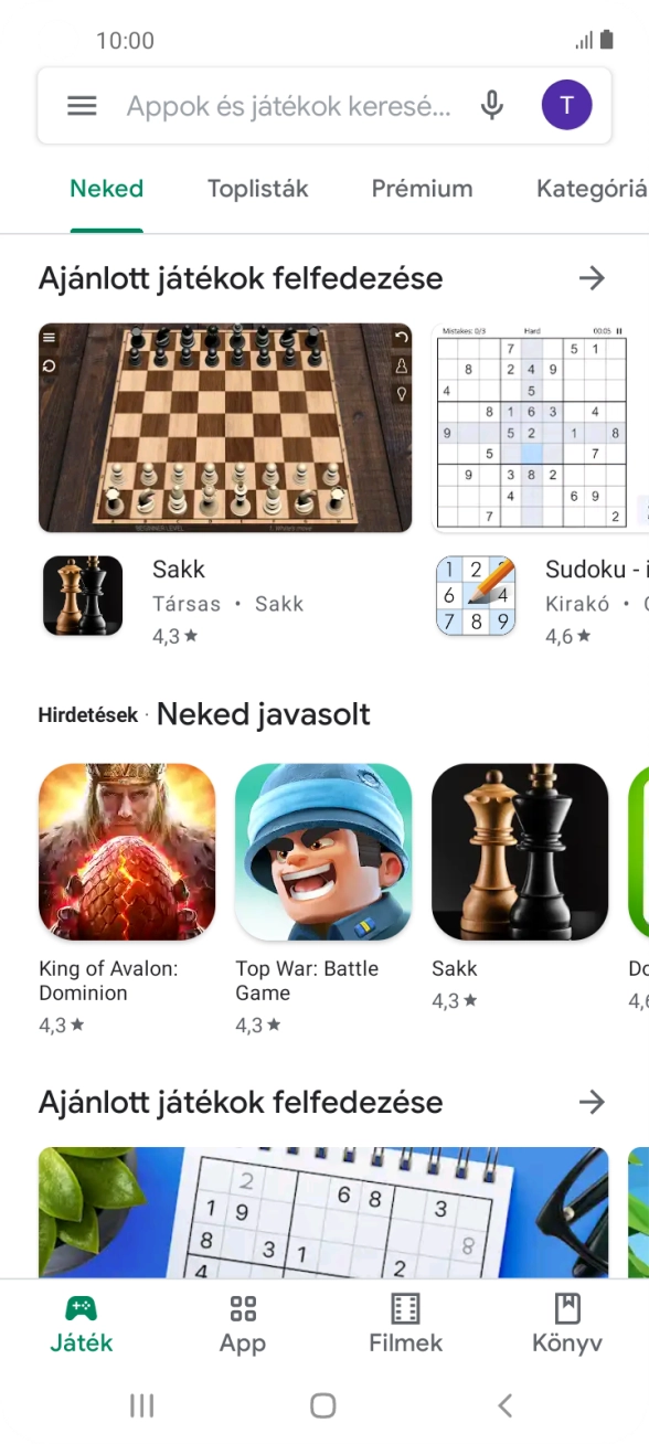 Kattints a keresés mezőre. Kattints a keresés mezőre.