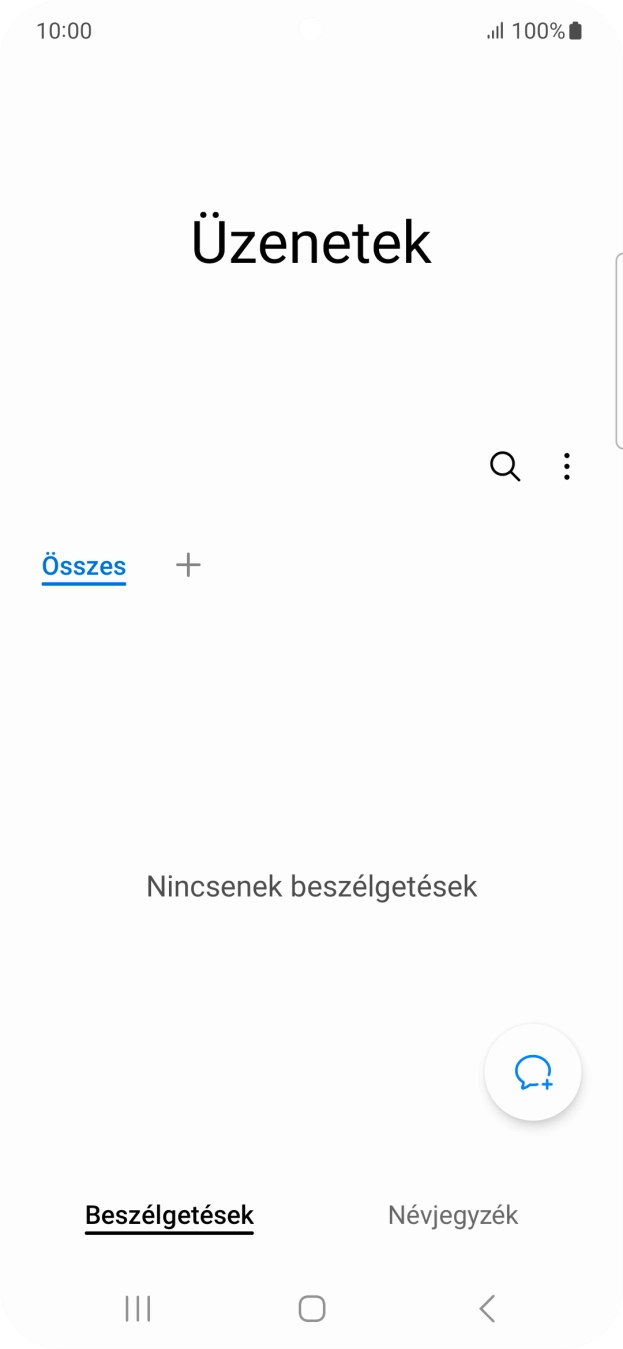 Kattints a menü ikonra.