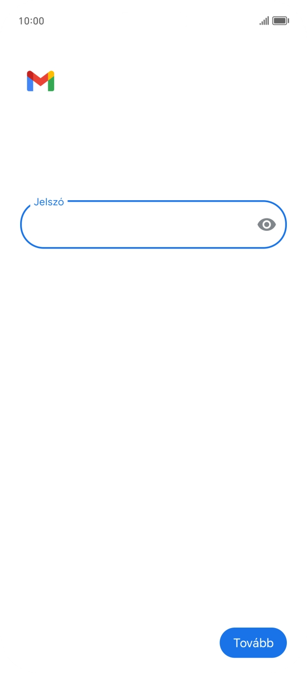 Válaszd a TOVÁBB lehetőséget.