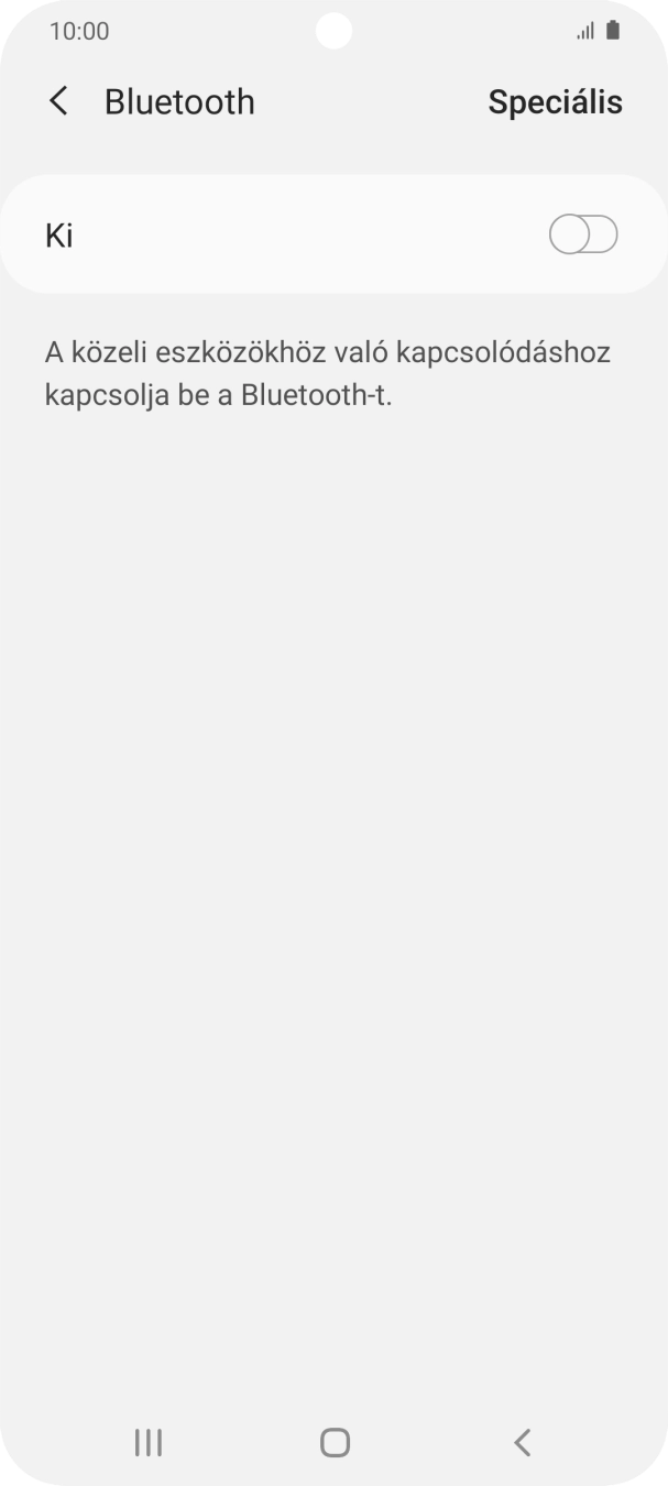 Kattints a csúszkára a funkció bekapcsolásához.