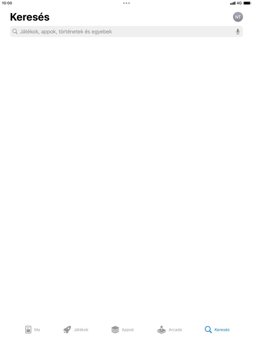 Kattints a keresés mezőre.