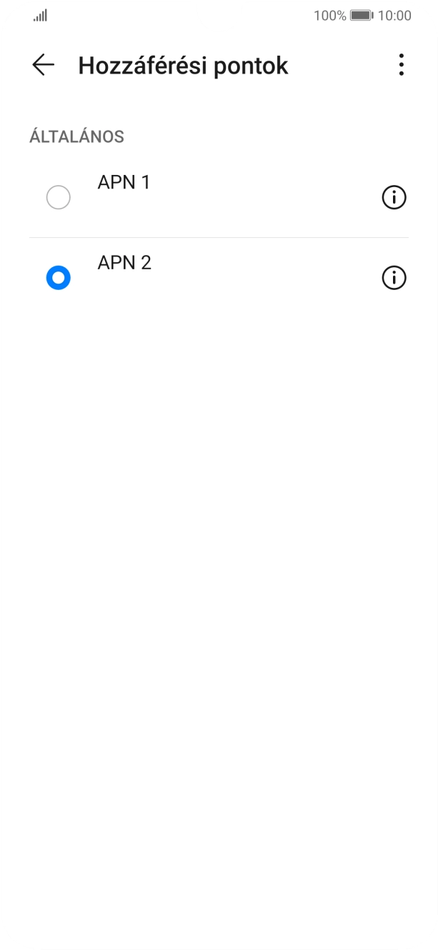 Húzd az ujjad felfelé a kijelző aljáról, hogy visszatérj a kezdőképernyőhöz.