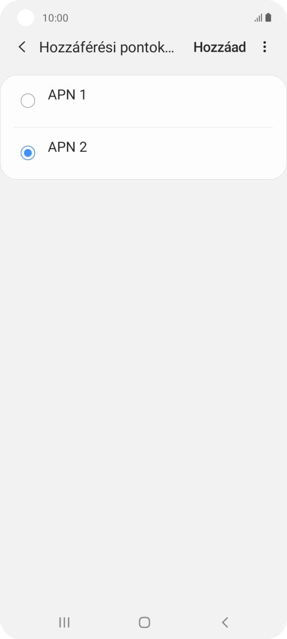 A befejezéshez, és ahhoz, hogy visszatérhess a főképernyőhöz, nyomd meg a főgombot.