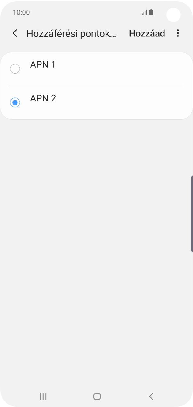 A befejezéshez, és ahhoz, hogy visszatérhess a főképernyőhöz, nyomd meg a főgombot.