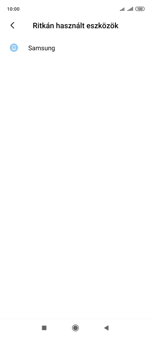 Válaszd ki a kívánt Bluetooth-eszközt, és kövesd a kijelzőn megjelenő utasításokat annak telefonodhoz történő csatlakoztatásához. Válaszd ki a kívánt Bluetooth-eszközt, és kövesd a kijelzőn megjelenő utasításokat annak telefonodhoz történő csatlakoztatásához.