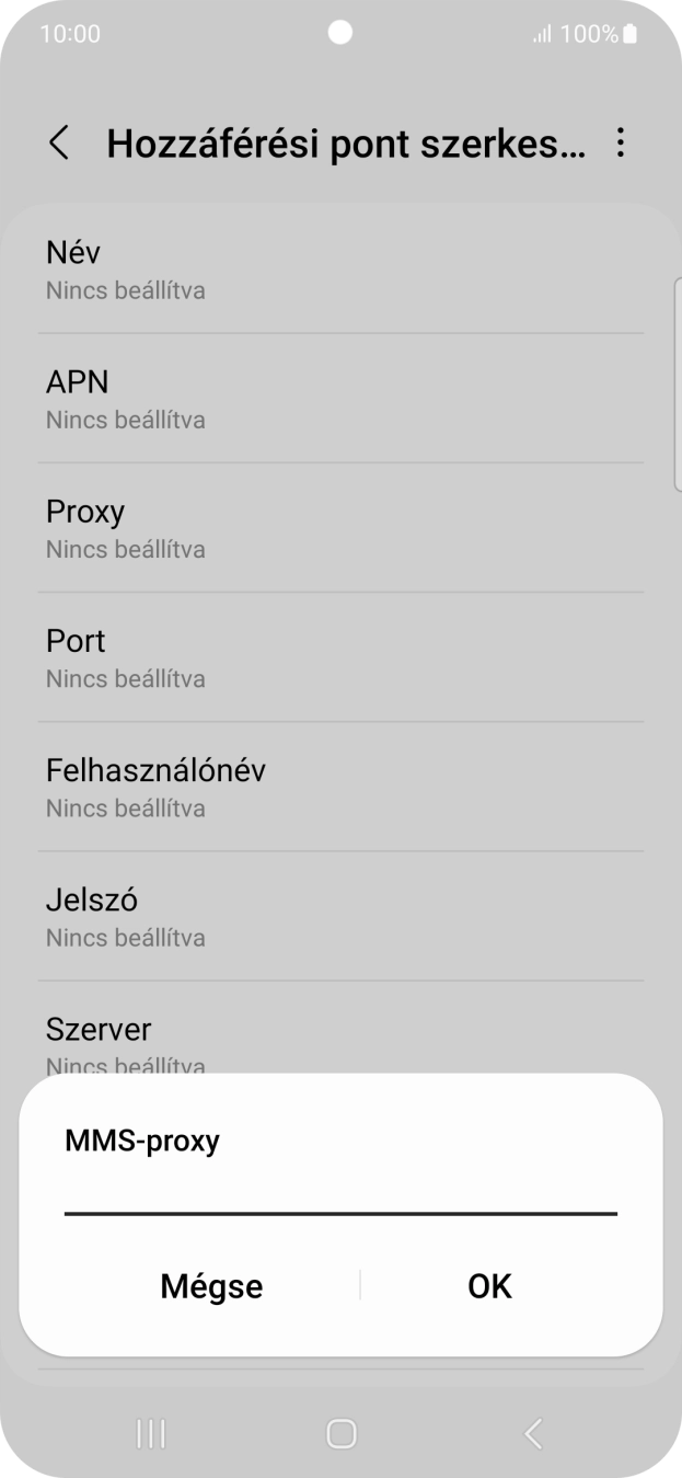 Írd be azt, hogy 80.244.097.002, és válaszd az OK lehetőséget.
