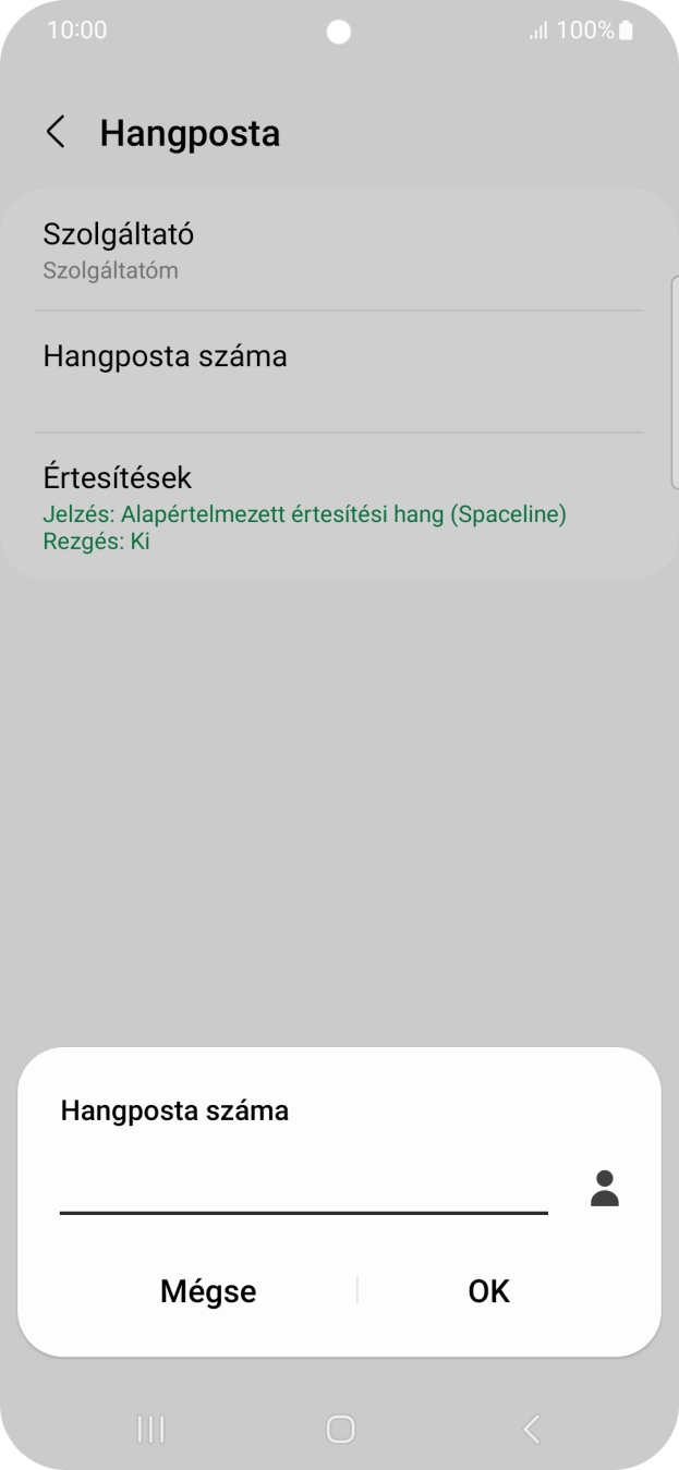Írd be azt, hogy +36709090999, és válaszd az OK lehetőséget. Írd be azt, hogy +36709090999, és válaszd az OK lehetőséget.