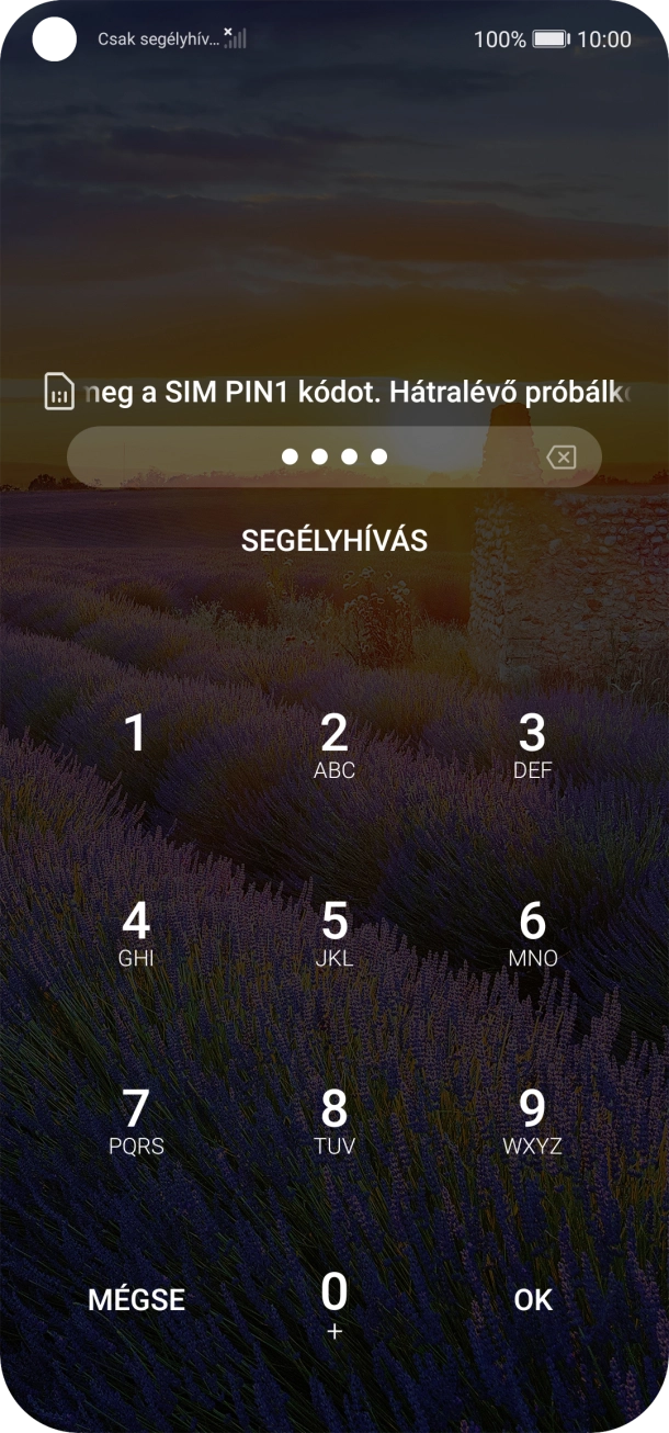 Amennyiben a telefon kéri, írd be a PIN-kódodat, és válaszd az OK lehetőséget.