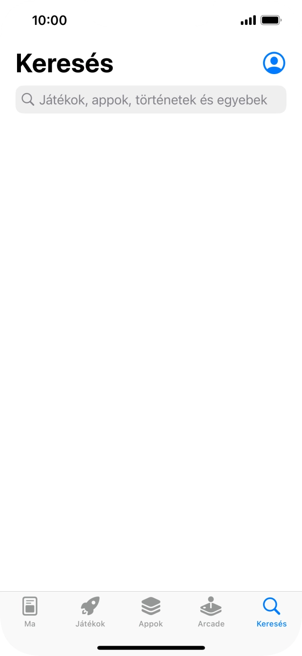 Kattints a keresés mezőre, és írd be a keresett alkalmazás nevét vagy tárgykörét. Kattints a keresés mezőre, és írd be a keresett alkalmazás nevét vagy tárgykörét.