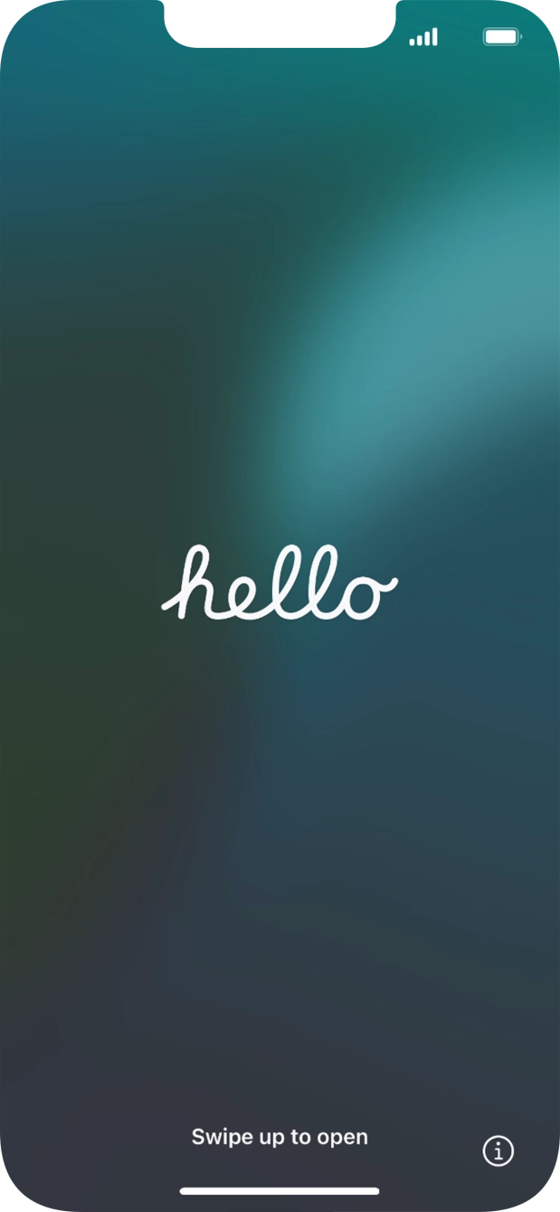 Húzd az ujjad felfelé a kijelző aljáról. Húzd az ujjad felfelé a kijelző aljáról.