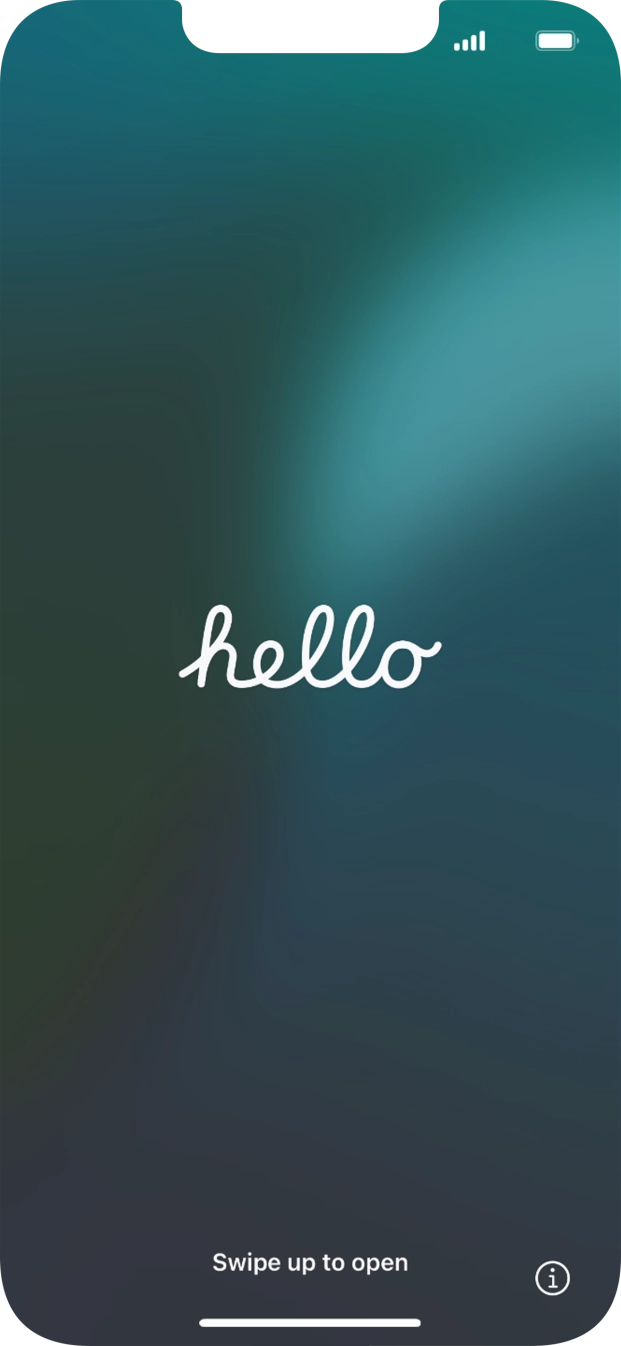 Húzd az ujjad felfelé a kijelző aljáról. Húzd az ujjad felfelé a kijelző aljáról.