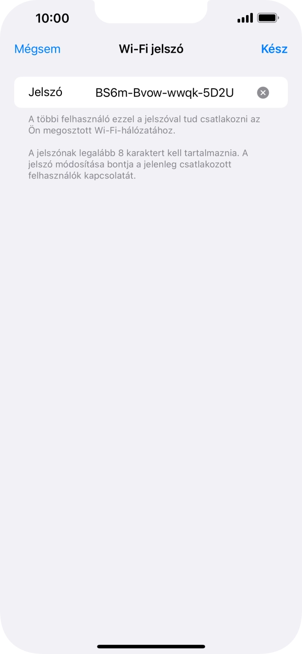 Válaszd a Kész lehetőséget.