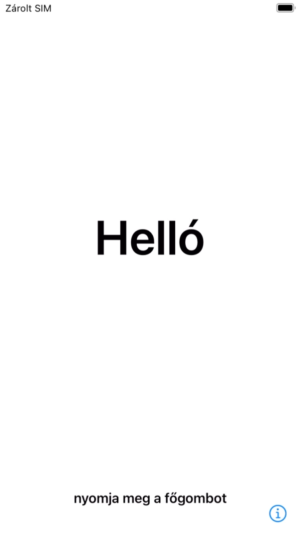 Nyomd meg a főgombot.