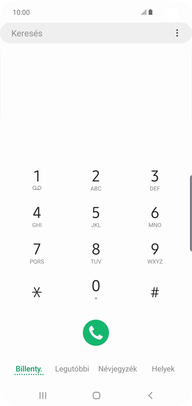 Kattints a menü ikonra.