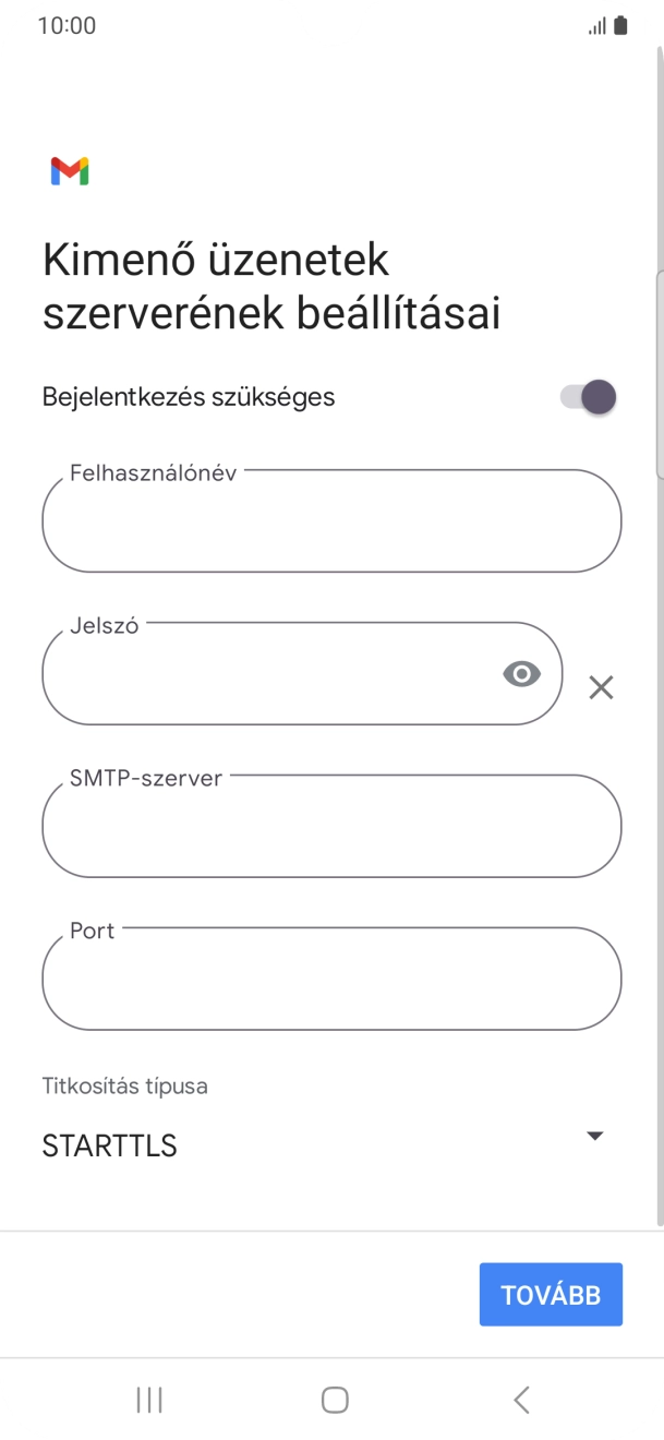Kattints a „Bejelentkezés szükséges” melletti csúszkára a funkció bekapcsolásához.