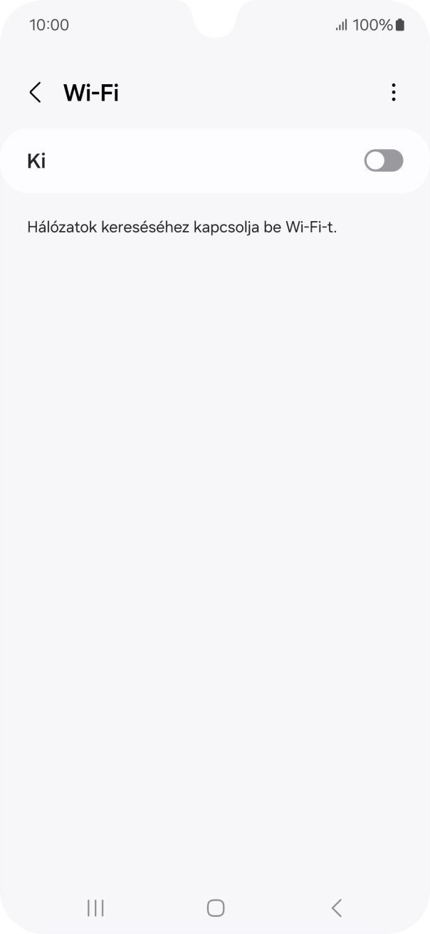 Kattints a csúszkára a funkció bekapcsolásához.