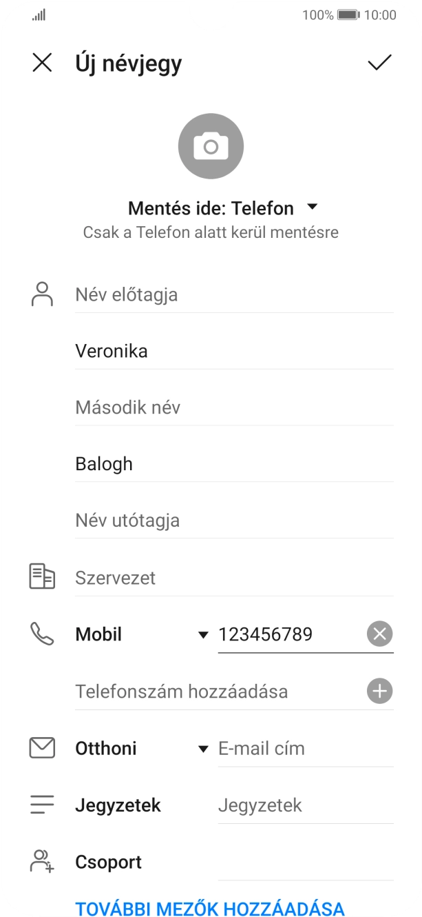 Kattints a jóváhagyás ikonra.