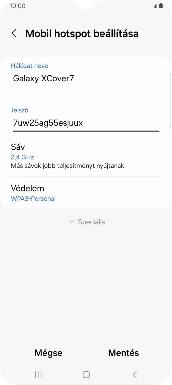 Válaszd a Mentés lehetőséget. Válaszd a Mentés lehetőséget.