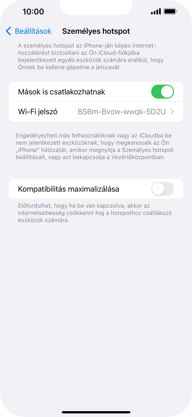 Húzd az ujjad felfelé a kijelző aljáról, hogy visszatérj a kezdőképernyőhöz.