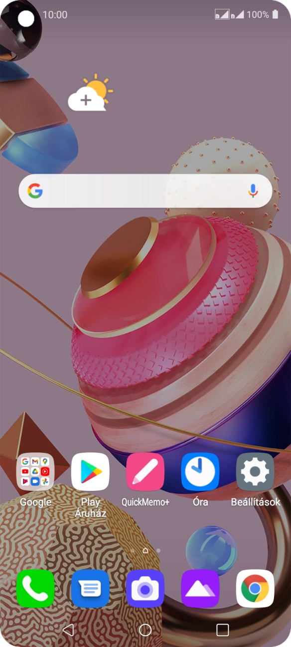 Húzd két ujjad lefelé a képernyő tetejéről. Húzd két ujjad lefelé a képernyő tetejéről.