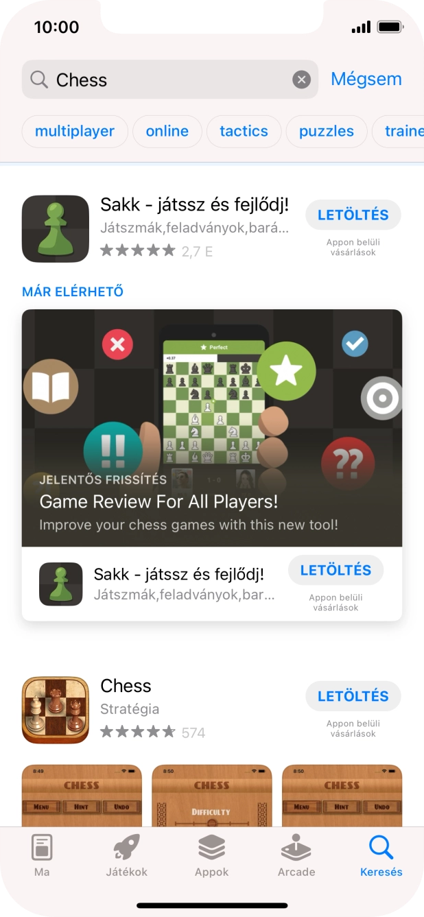 Kattints a kívánt alkalmazásra.