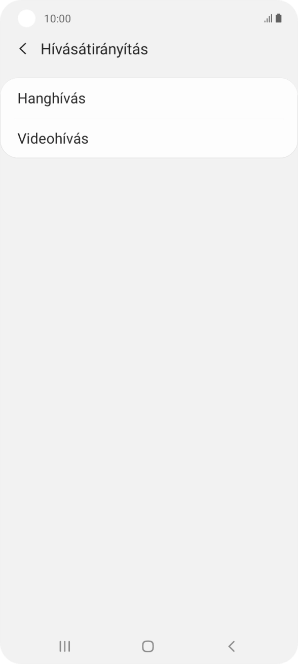 Válaszd a Hanghívás lehetőséget. Válaszd a Hanghívás lehetőséget.