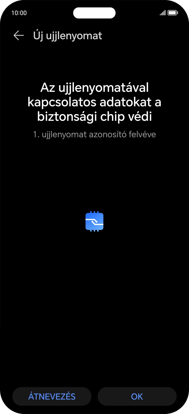 Válaszd az OK lehetőséget.