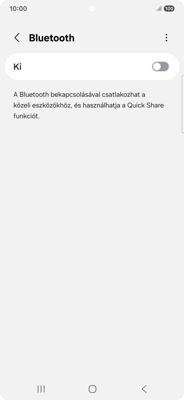 Kattints a csúszkára a funkció bekapcsolásához.