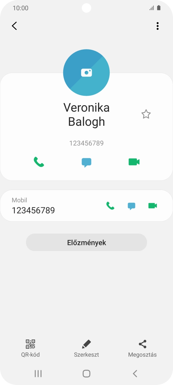 A befejezéshez, és ahhoz, hogy visszatérhess a főképernyőhöz, nyomd meg a főgombot.