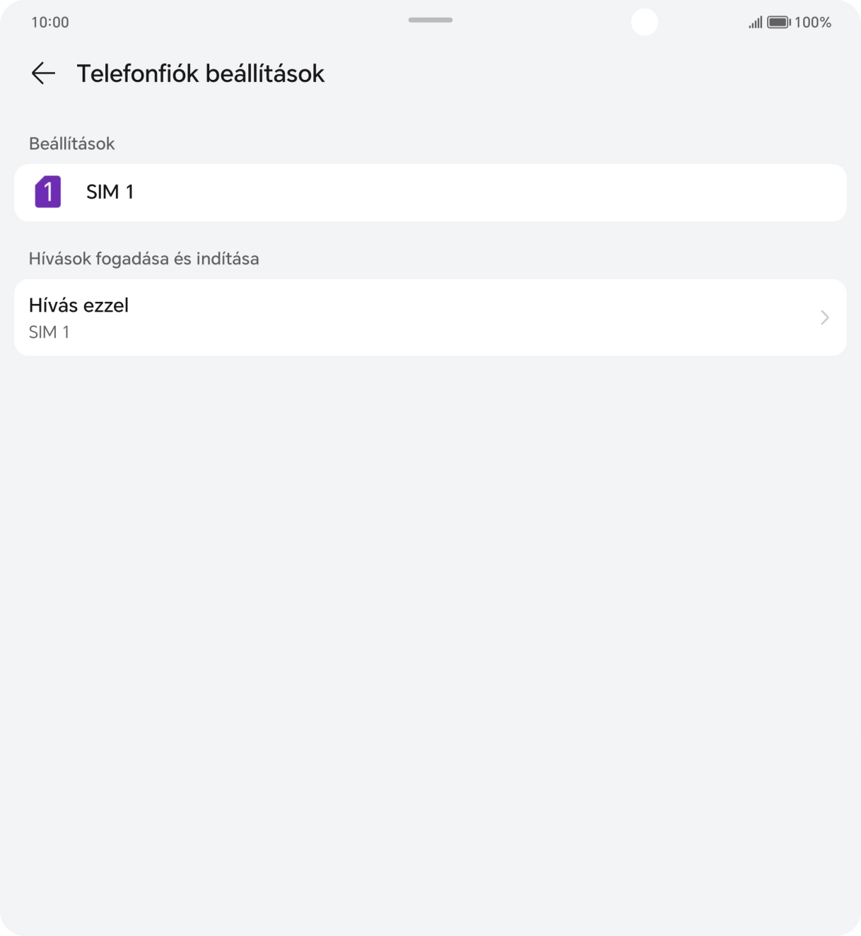 Válaszd a SIM-kártya nevét.