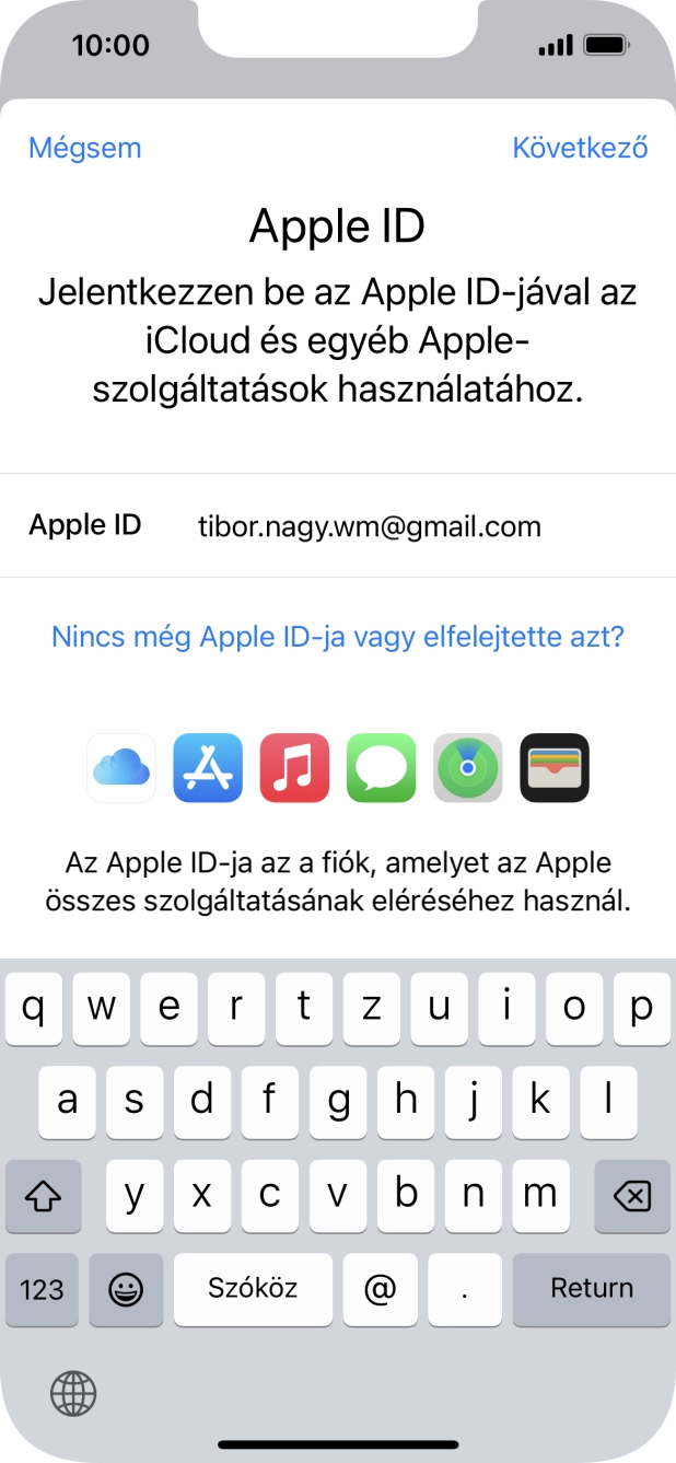 Válaszd a Következő lehetőséget.