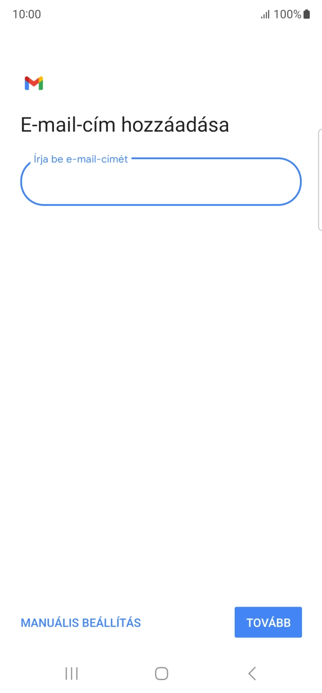 Válaszd a TOVÁBB lehetőséget.
