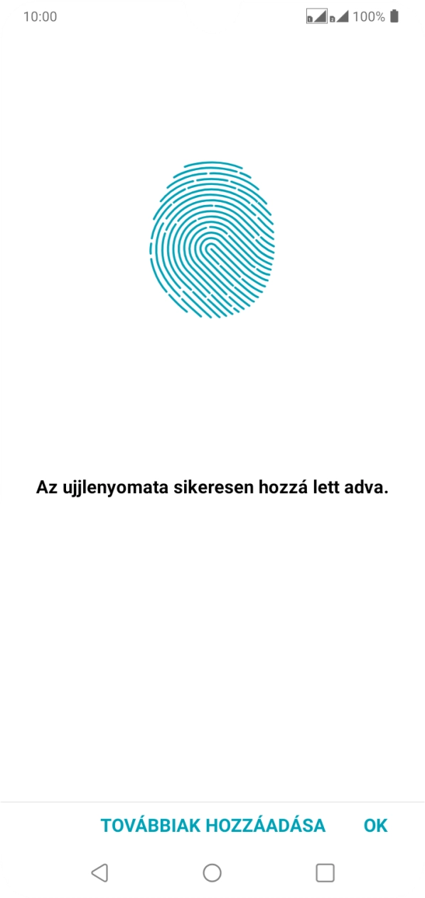Válaszd az OK lehetőséget. Válaszd az OK lehetőséget.