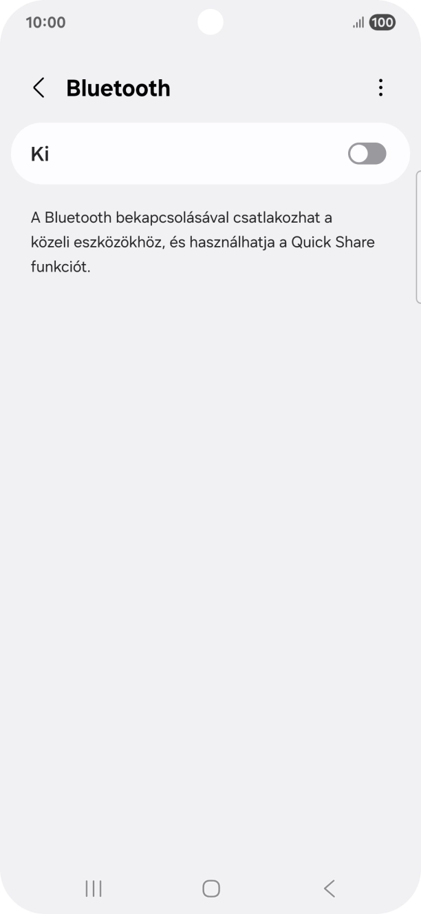 Kattints a csúszkára a funkció bekapcsolásához.