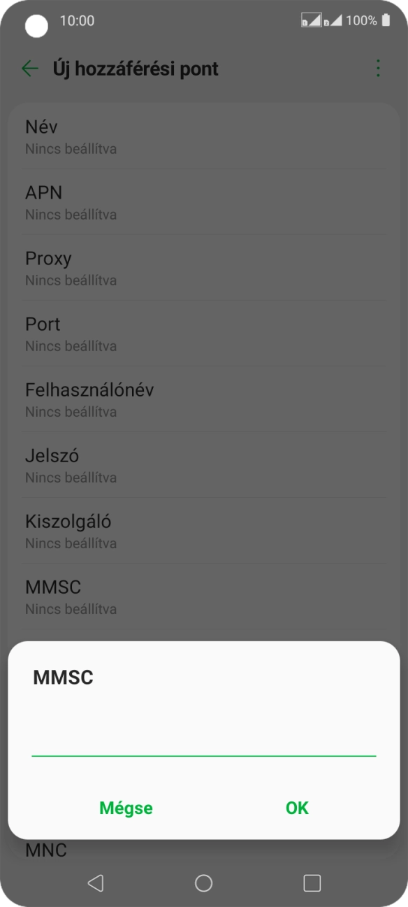 Írd be azt, hogy http://mms.one.hu/servlets/mms, és válaszd az OK lehetőséget.