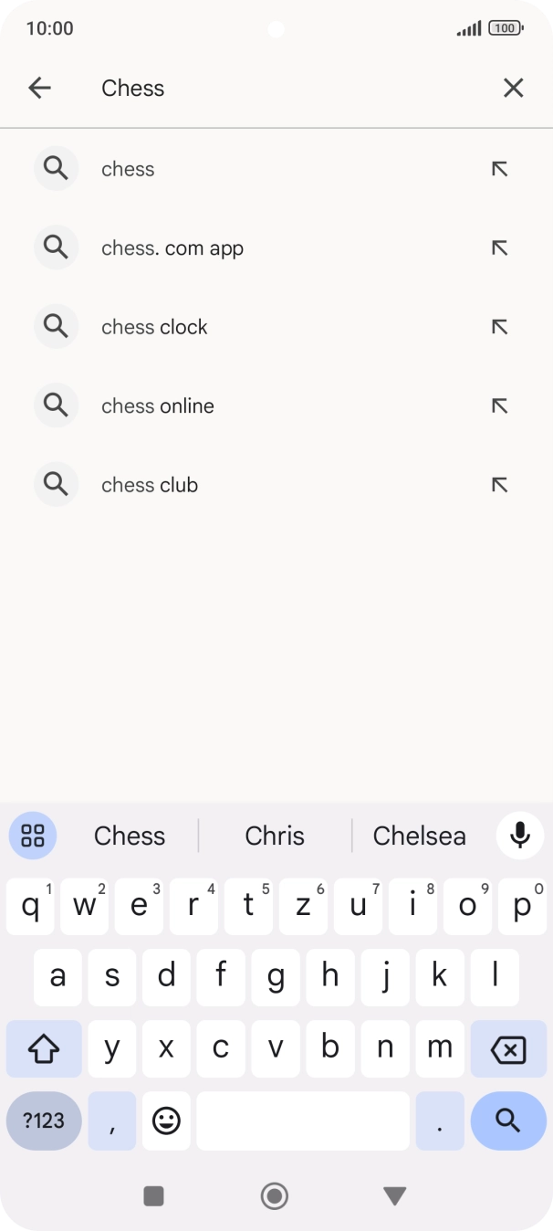 Írd be a keresett alkalmazás nevét vagy kategóriáját, és kattints a keresés ikonra.