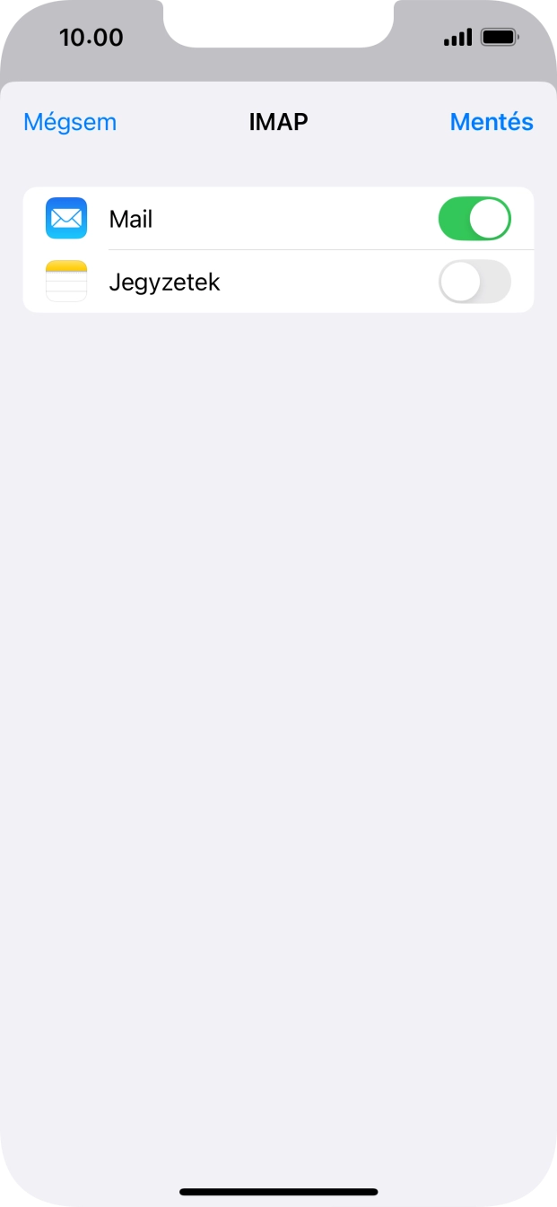Válaszd a Mentés lehetőséget. Beállította a rendszer az e-mail-fiókodat. Amennyiben további beállításokat kívánsz alkalmazni a bejövő és kimenő szerverhez, az alábbi lépésekkel folytasd.