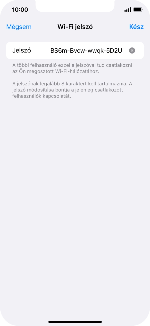 Válaszd a Kész lehetőséget.