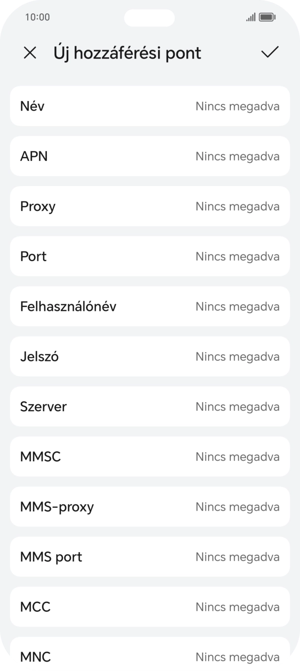 Válaszd a Név lehetőséget.